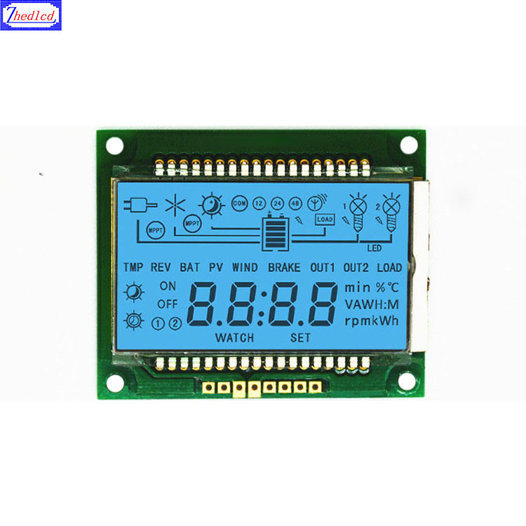 Solar controller LCD module